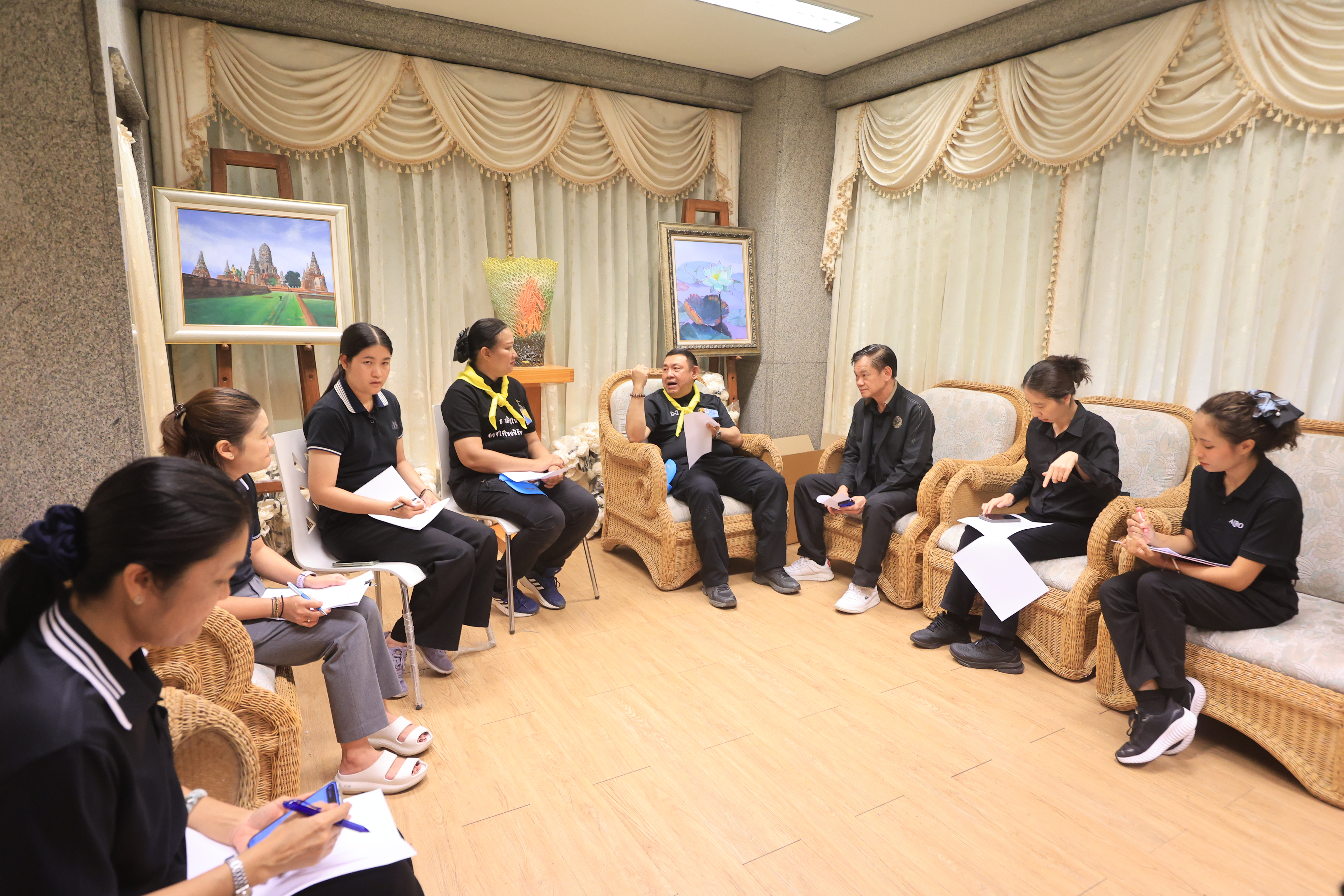 title - เลขาธิการ ส.ป.ก. ประชุมเตรียมต้อนรับการเยือนไทยของผู้อำนวยการใหญ่องค์การอาหารและเกษตรแห่งสหประชาชาติ (FAO) และติดตามความก้าวหน้าการจัดงาน 